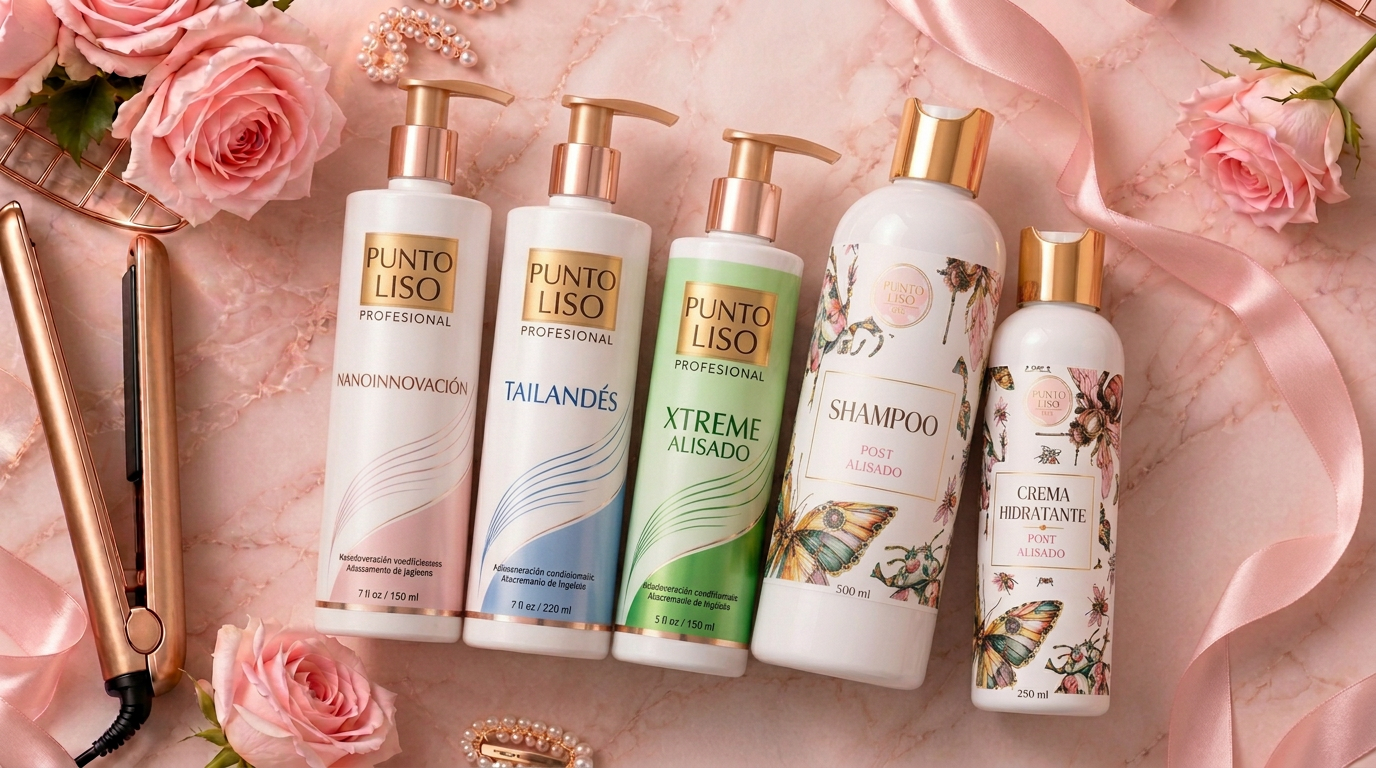 Productos Punto Liso GDL: Nanoinnovación, Tailandés, Xtreme y Kit Post Alisado